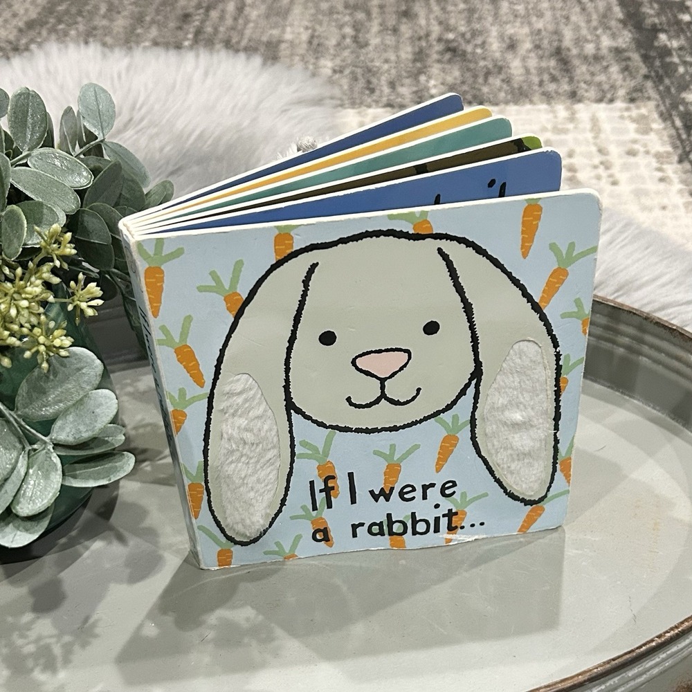 Jelly Cat‎ Book Brand "If I Were A Rabbit…" Board Book